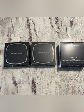 3 bareMinerals BarePro Powder Foundation - 2 r310 + 1 medium neutral